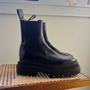 Black Chunky Platform Boots